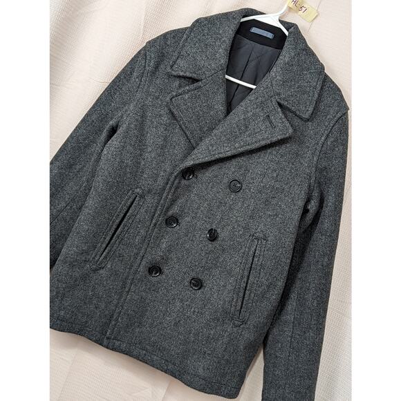 OLD NAVY! TRENDING DOVE GRAY CLASSIC NAVY PEACOAT, JACKET, COAT! SZ M - Picture 8 of 8